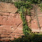 Roter Sandstein des Perms in Bad Kreuznach