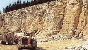 gebankte Kalksteine des Jura